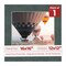 Dark Grey Suede Mat Board for 16x16 Frames - Fits 12x12 Photos